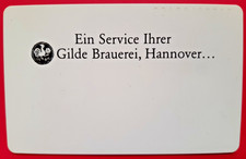 TK Deutschland Gilde Brauerei Hannover Gilde-Free Service Karte 12 DM   E16