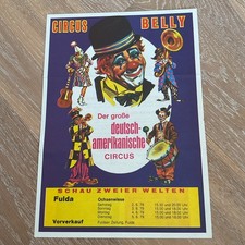 Circus Belly, R.Jordan,         Zirkus Circo Cirque Cirkus Sirkus Plakat Poster 