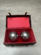 2 Chinesische Meditationskugeln, Klangkugeln mit Originalschatulle SHOUXING