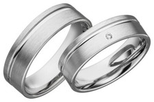 2x JC Trauringe Silber