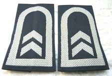 Rangabzeichen Luftwaffe Oberfeldwebel weiß/blau Bw Schulter Klappen Schlaufen