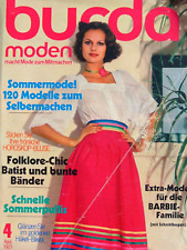 altes Burda Modeheft Ausgabe 4