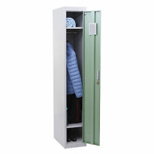 B-Ware Spind Preston T163, Umkleideschrank, 180x30x50cm nach ASR, mint-grün