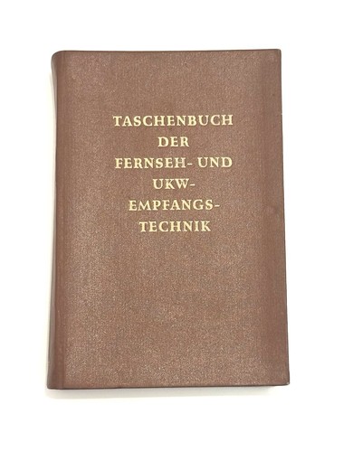 Taschenbuch der fernseh - der, und