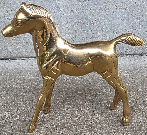 Messing pferd figur skulptur - figur,