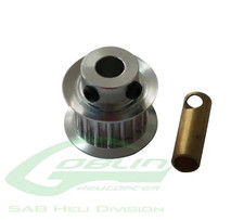 SAB Goblin 500 Aluminium Motor Riemenscheibe Z21 - H0215-21-S