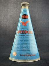 Öldose Speedoil Motorenöl Zusatz - H 27 cm - um 1930