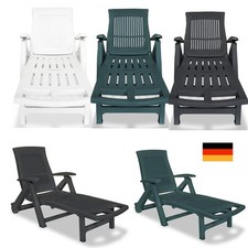 Klappliege Sonnenliege Gartenliege Relaxliege Liege Saunaliege Kunststoff SALE