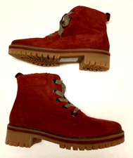 Damen Leder Stiefeletten Boots