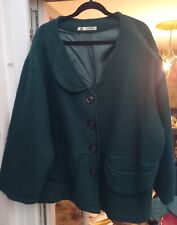 Filzjacke von  Labass  ,L ca.70cm,B ca70cm,Grün,Mischgewebe