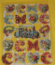 1x Poesiebilder Oblaten Blumen