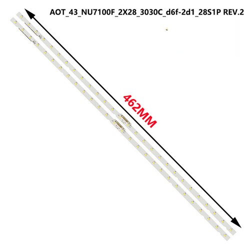 Led streifen leisten für - 2×led,
