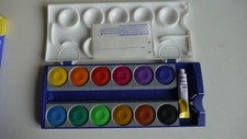 Pelikan Deckfarbkasten K12 Farbkasten 12 Farben inkl Deckweiß Wassermalfarben