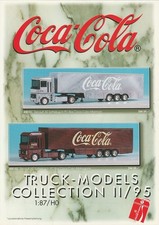Infoblatt: Albedo H0-Truck-Collection Coca Cola von 1995