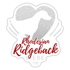 Rhodesian Ridgeback Liebe Aufkleber Sticker, max. 10 x 10 cm, 10 x 10 cm