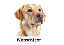 Labrador gelb autoaufkleber - labrador, autoaufkleber/