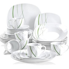 Geschirrset 30 Teile Porzellan