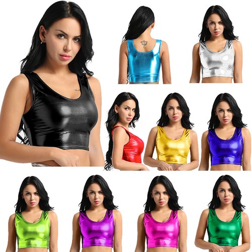 Damen wetlook unterhemd - damen,