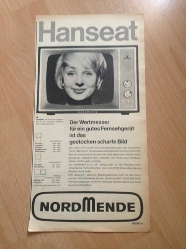 Orig werbung reklame 1962 - reklame,