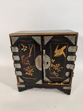japanisches Lackschränkchen Lackmalerei China Asien Schmuckkästchen Schatulle