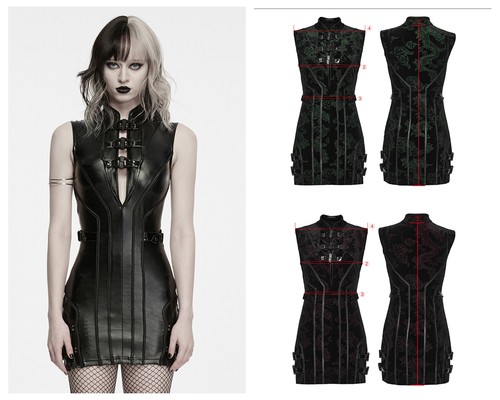 Punk rave women gothic cyber - rave,