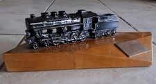 ALTES SCHWERES STANDMODELL+ EISERNE LOK  IN SCHWARZ 19 CM X 4,5 CM X 3 CM TOP !!