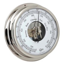 Barigo Barometer Chrom analog Viking 155mm x 35mm 111cr