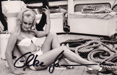 Elke sommer originalautogramm - sommer,