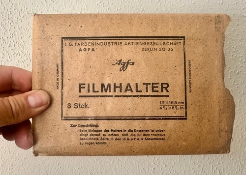 Agfa planfilmhalter - 3, x
