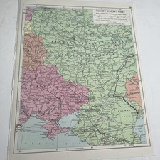 1960: Karte der Sowjetunion