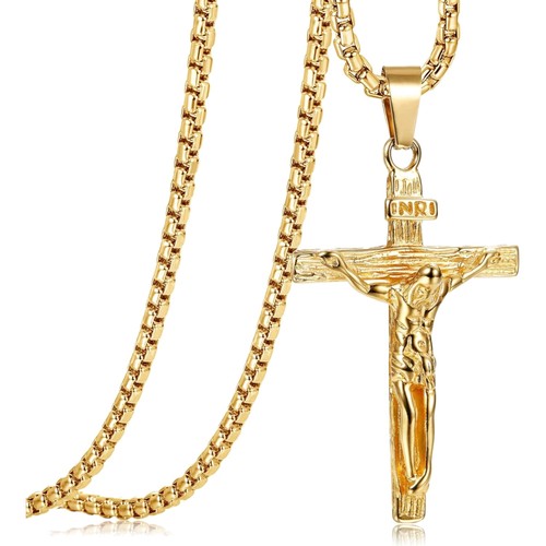 Kreuz halskette herren - kreuz,