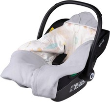 Baby Reisedecke 90x90cm Grau