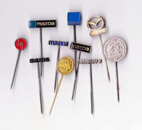 Mazda japan logo pin - mazda,