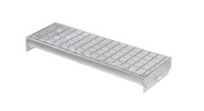 Metallstufe 600x205 mm |