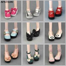 Multi Stil 6cm Schuhe für 1/4 BJD Puppe Hochhackige Schuhe 1:4 Puppen Zubehör