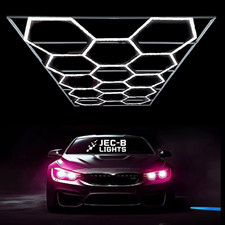 14x Hexagon LED Deckenleuchte