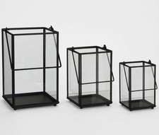 3 Set Laternen mit Henkel