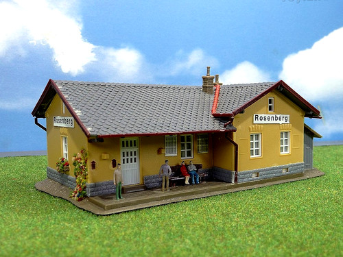 Faller bahnhof rosenberg - bahnhof,