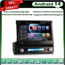 Android 14 8-Kern 64GB 1 Din