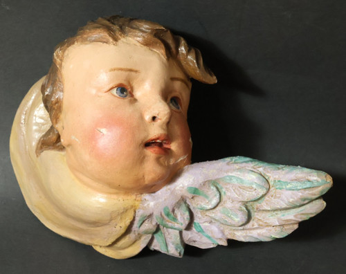 Alter 23cm große holzfigur - 23cm,