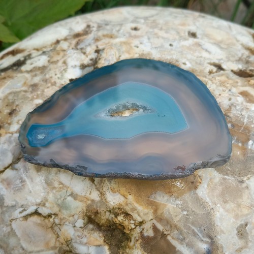Blaue achatscheibe scheibe - achatscheibe,