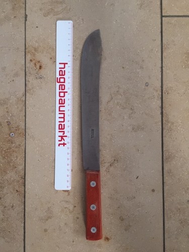 Altes riesiges küchenmesser - altes,