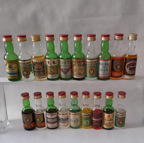 Miniatur schnapsflaschen - miniatur,