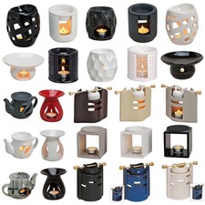 Duftlampe Aromalampe Duftöl aus Keramik/ Holz wählbar Motiv Farbe