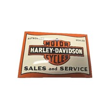 Platte Emailliertes Harley Davidson