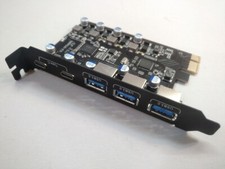 USB 3.2 Gen1 PCIe Erweiterungskarte - 5Gbps - 2x USBC 3x USBA - Schnellversand