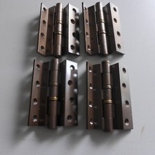 4 Stück Super Haustürbänder Reinmessing Altdeutsch-Antik Din L Neu.