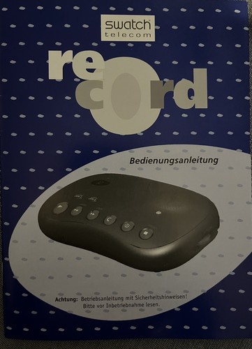 Bedienungsanleitung swatch - bedienungsanleitung,
