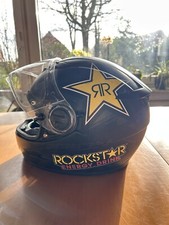 Motorradhelm Klapphelm Motorrad Helm mit Visier- und integriertem Sonnenschutz