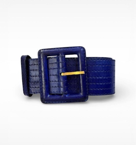 Damen gürtel leder blau lila - damen,